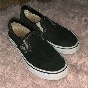 black slip on vans